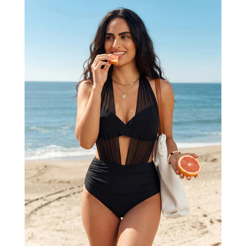 Sabine | Bikini de talle alto 2 en 1 con control de abdomen