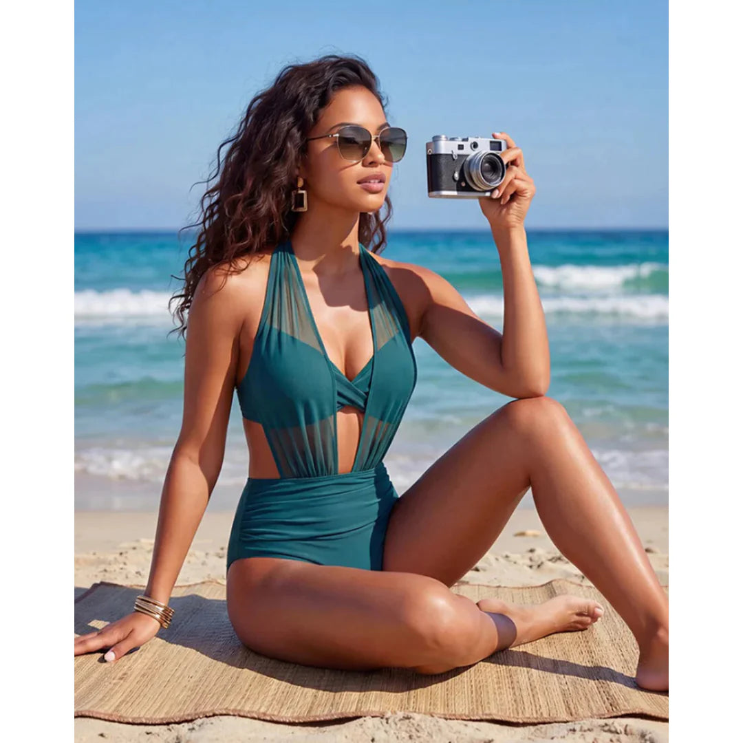Sabine | Bikini de talle alto 2 en 1 con control de abdomen