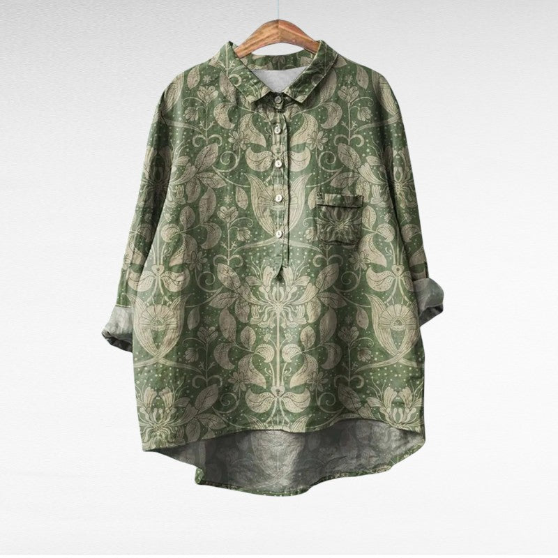 Silamora® | Classic Floral Print Blouses