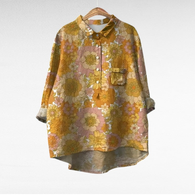 Silamora® | Classic Floral Print Blouses