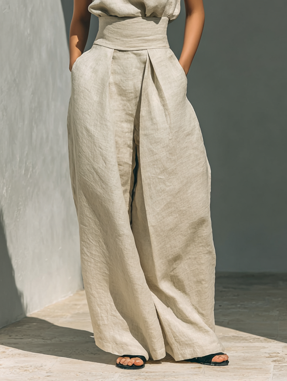 Two-Piece Linen Set