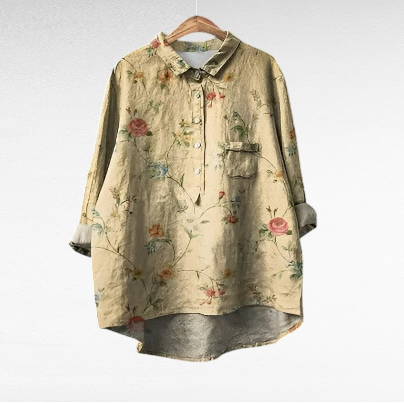 Silamora® | Classic Floral Print Blouses