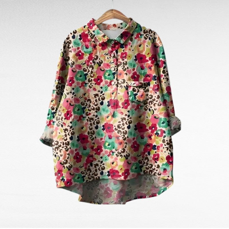 Silamora® | Classic Floral Print Blouses