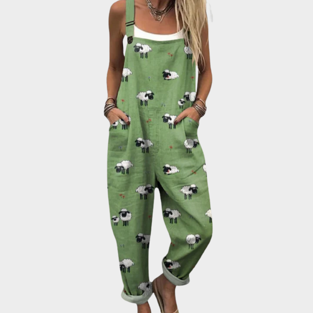 Camila - Comfortable printed overalls