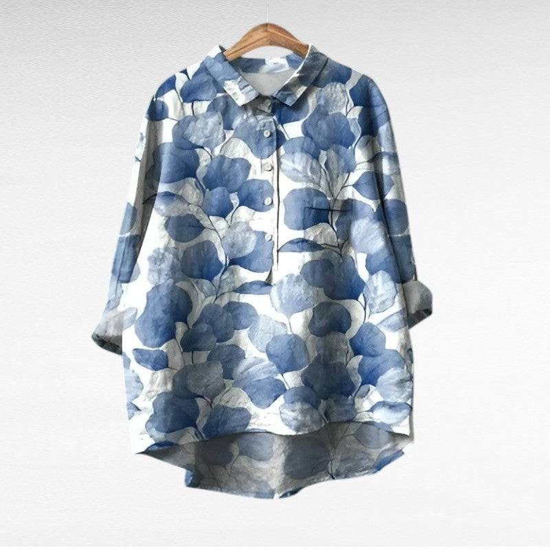 Silamora® | Classic Blouse with Floral Print