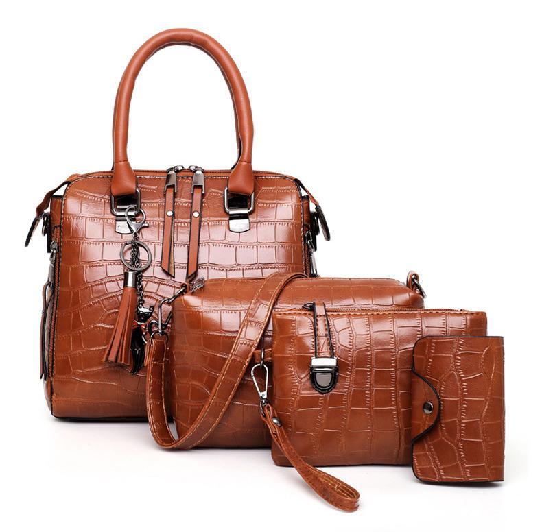 Evelyn - Juego de 4 Bolsos: Elegancia Diaria (Compra 1 y Obtén 1 Gratis)