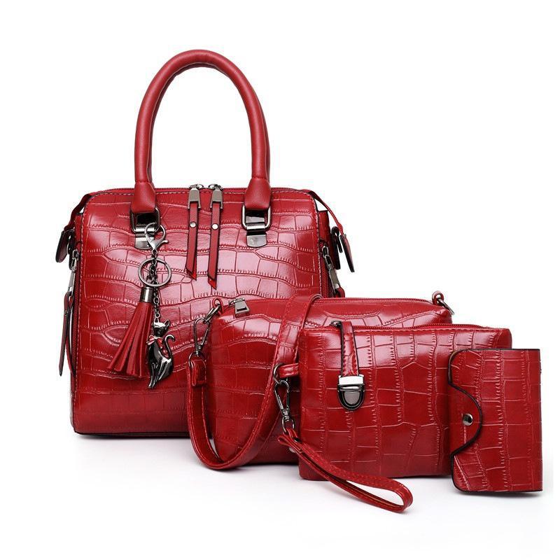 Evelyn - Juego de 4 Bolsos: Elegancia Diaria (Compra 1 y Obtén 1 Gratis)