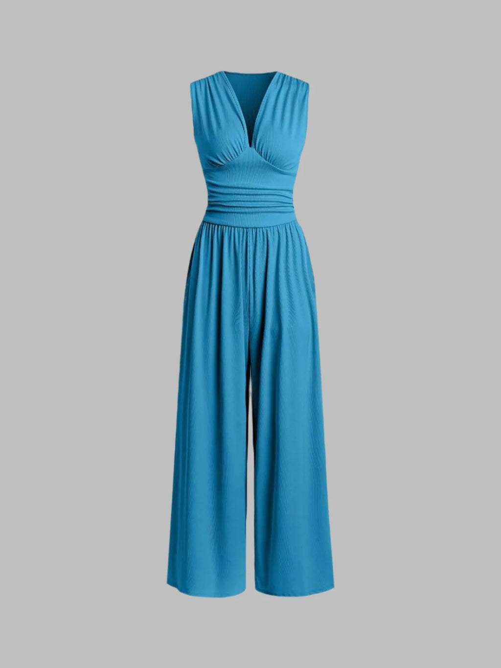 CHARITY – Elegante mono sin mangas de pierna ancha