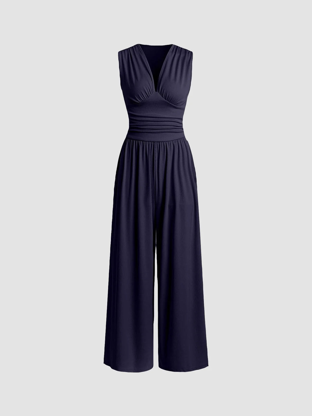 CHARITY – Elegante mono sin mangas de pierna ancha