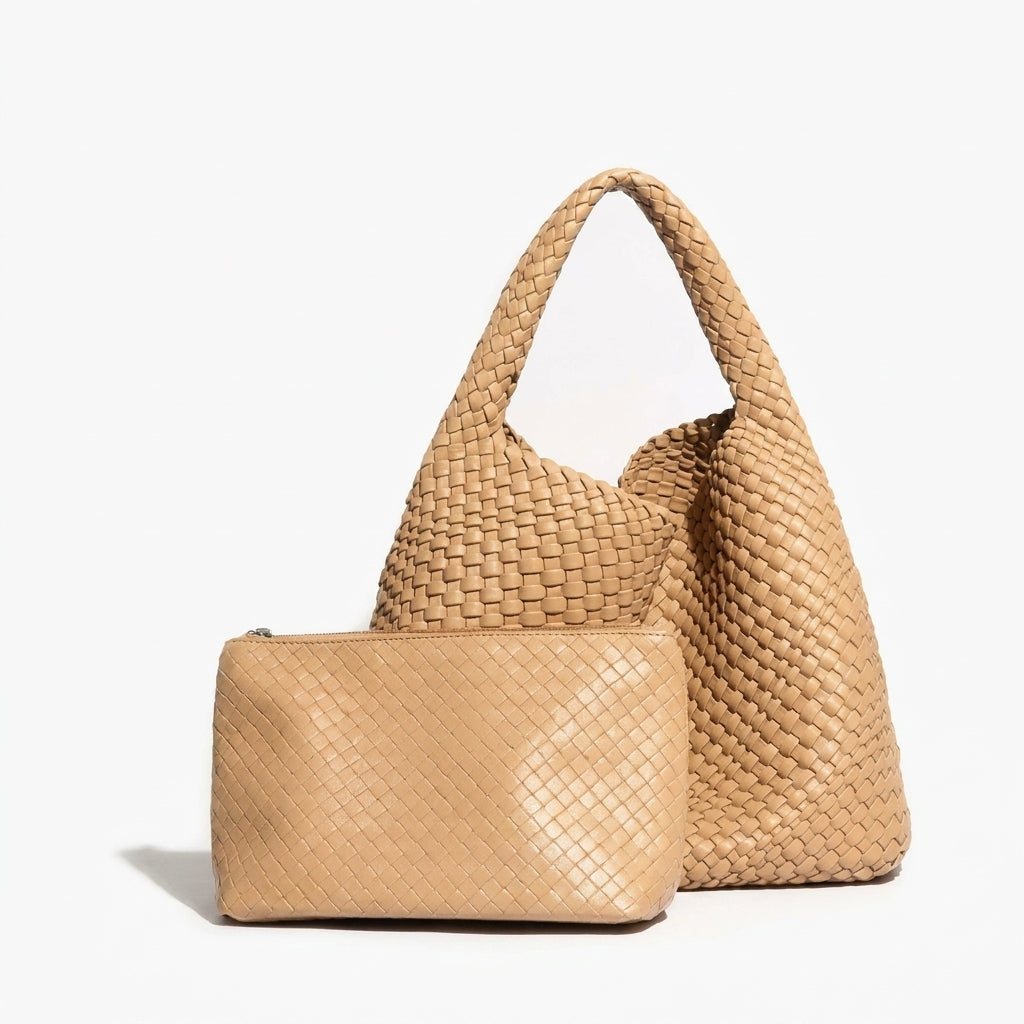 Milán | Bolso y Cartera de tejido trenzado