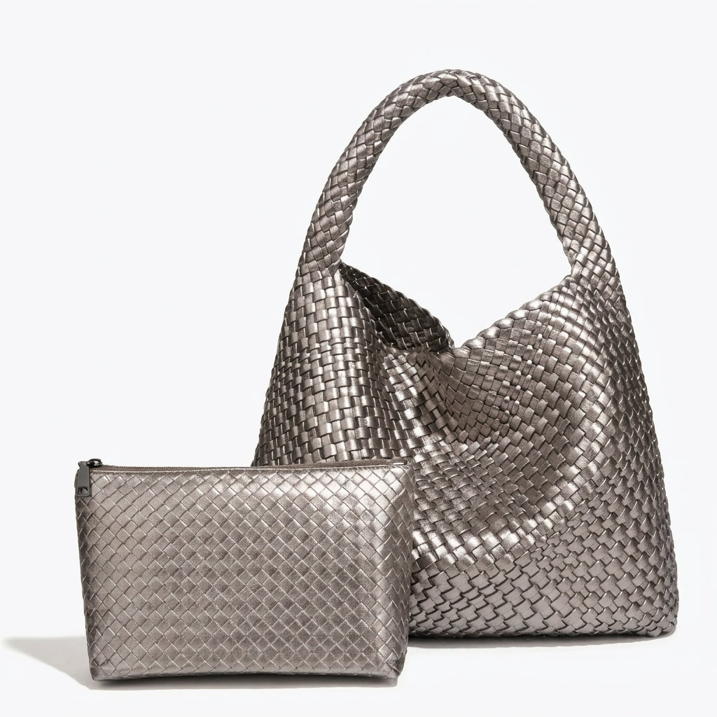 Milán | Bolso y Cartera de tejido trenzado