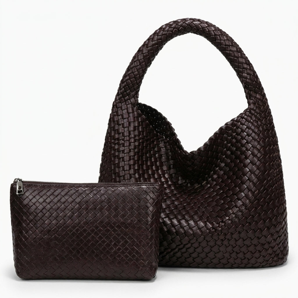 Milán | Bolso y Cartera de tejido trenzado