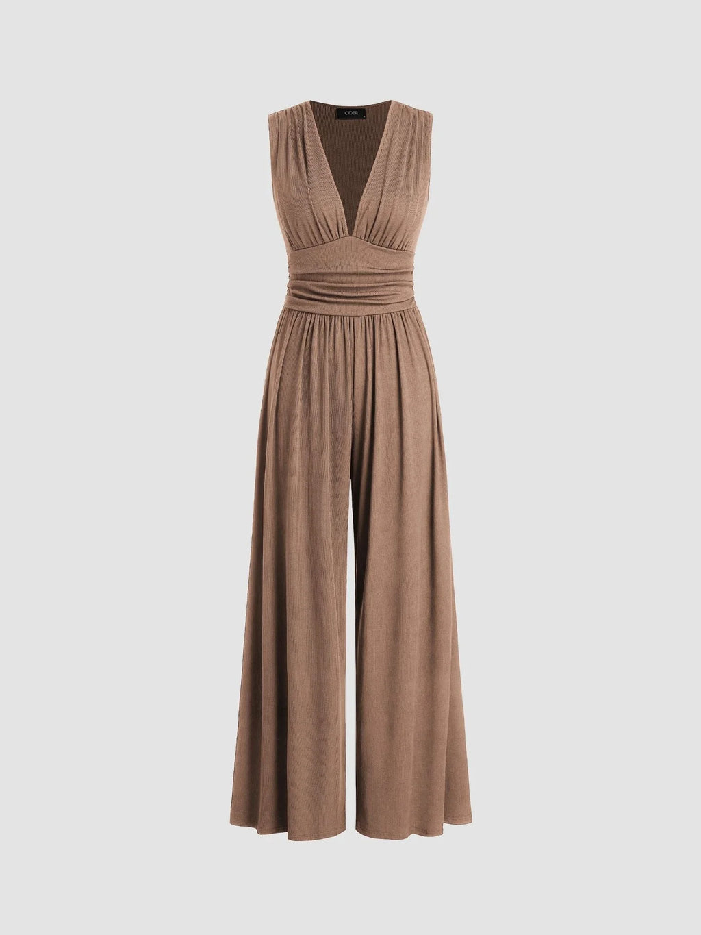 CHARITY – Elegante mono sin mangas de pierna ancha