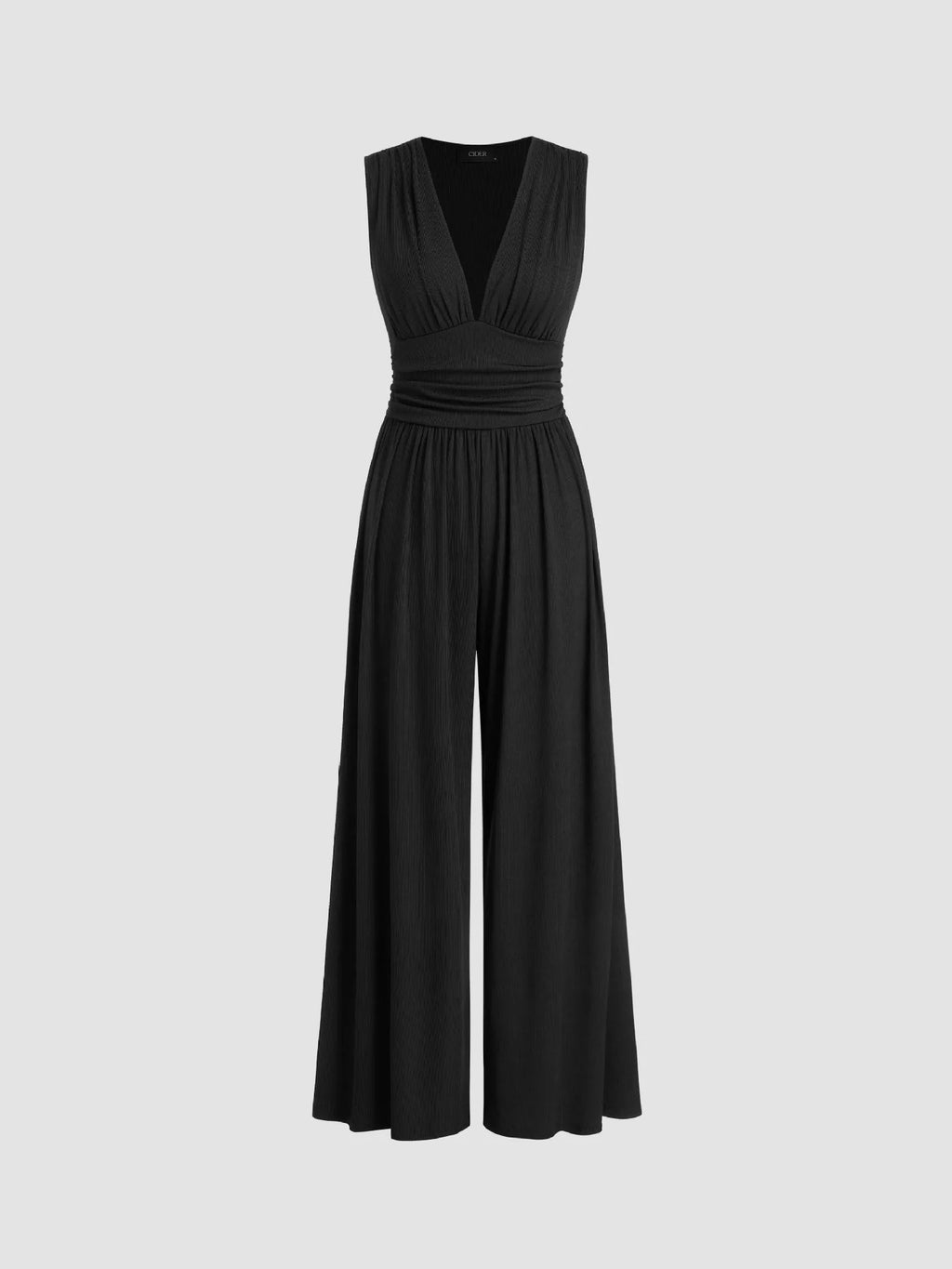CHARITY – Elegante mono sin mangas de pierna ancha