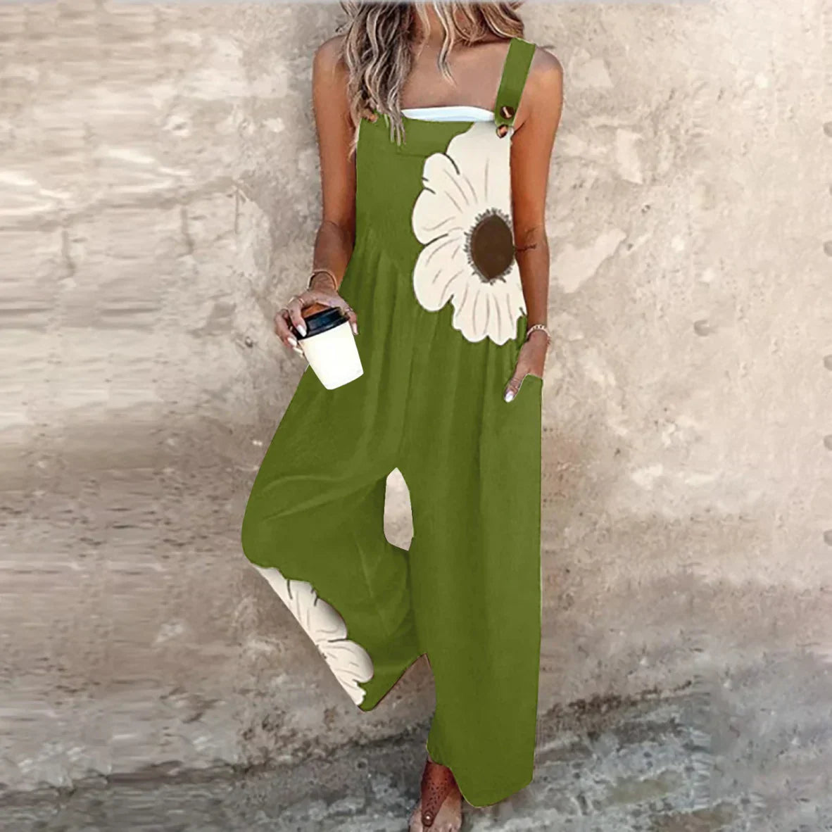 Lucía - Overol estampado cómodo