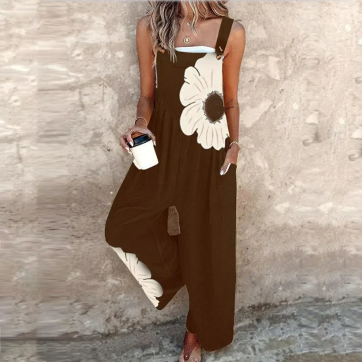 Lucía - Overol estampado cómodo