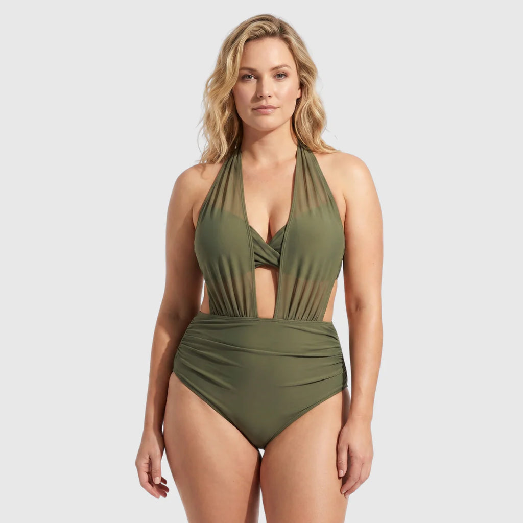 Sabine | Bikini de talle alto 2 en 1 con control de abdomen
