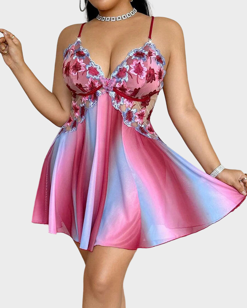 Sheer babydoll nightgown