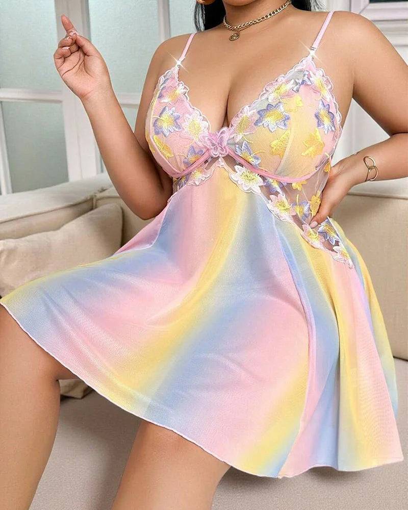 Sheer babydoll nightgown