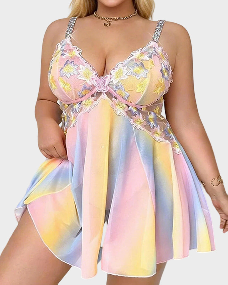 Sheer babydoll nightgown