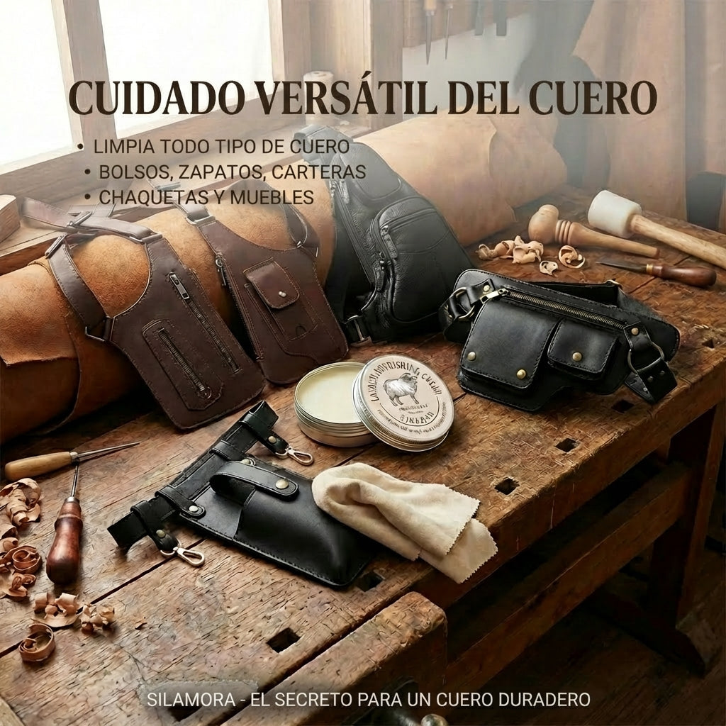 Nourishing lanolin wax – Repairs and protects bags, shoes, and jackets