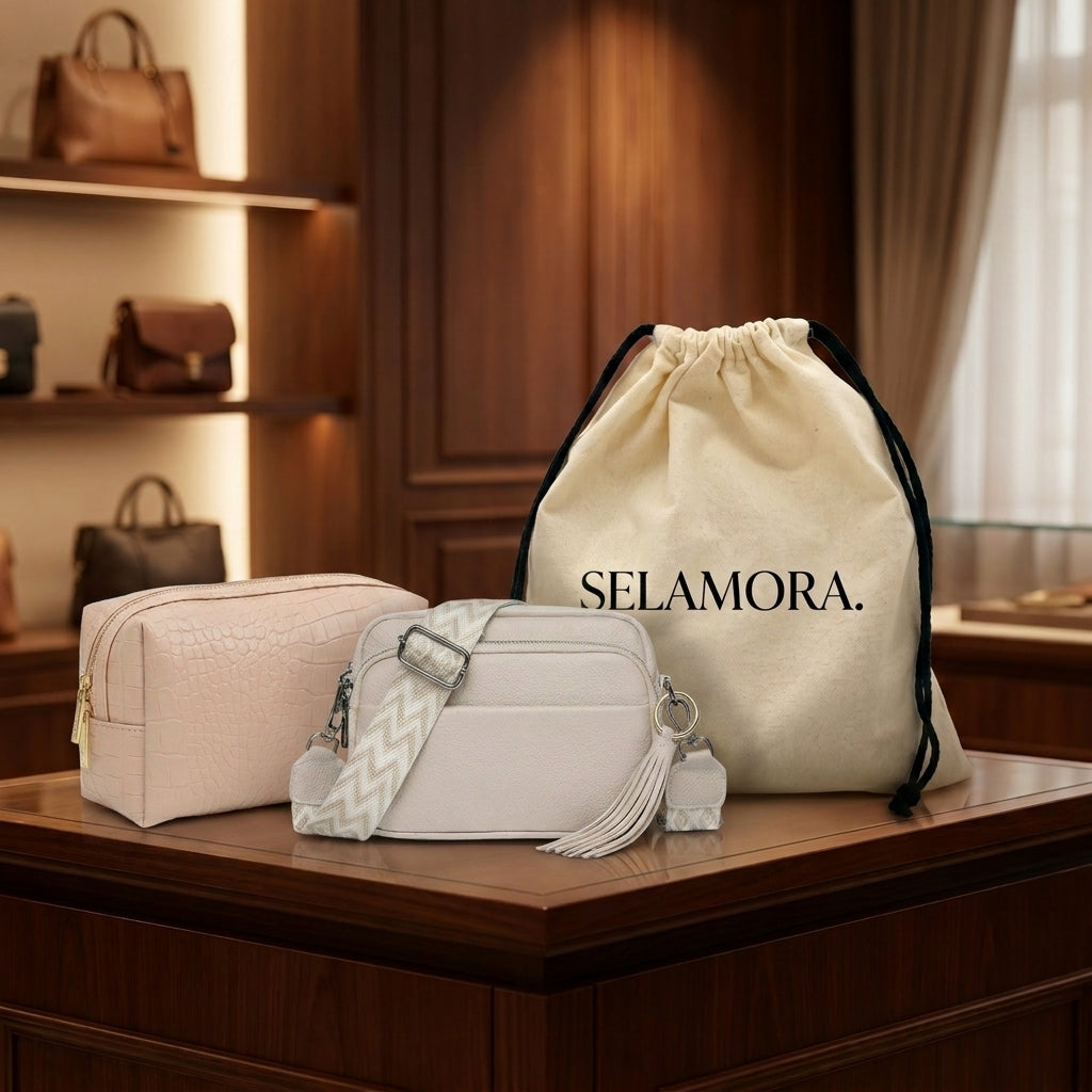 Alba | Bolso bandolera de cuero + Regalos incluidos