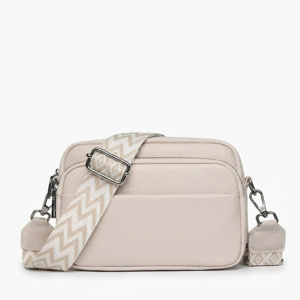 Set Selamora | Bandolera + Bolso Cubo de cuero