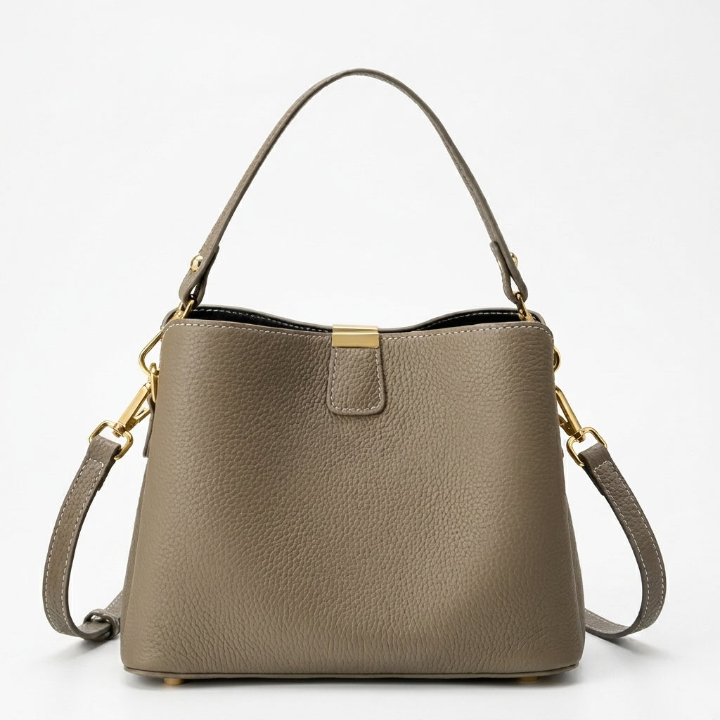 Elena | Bolso de cuero con 3 correas intercambiables