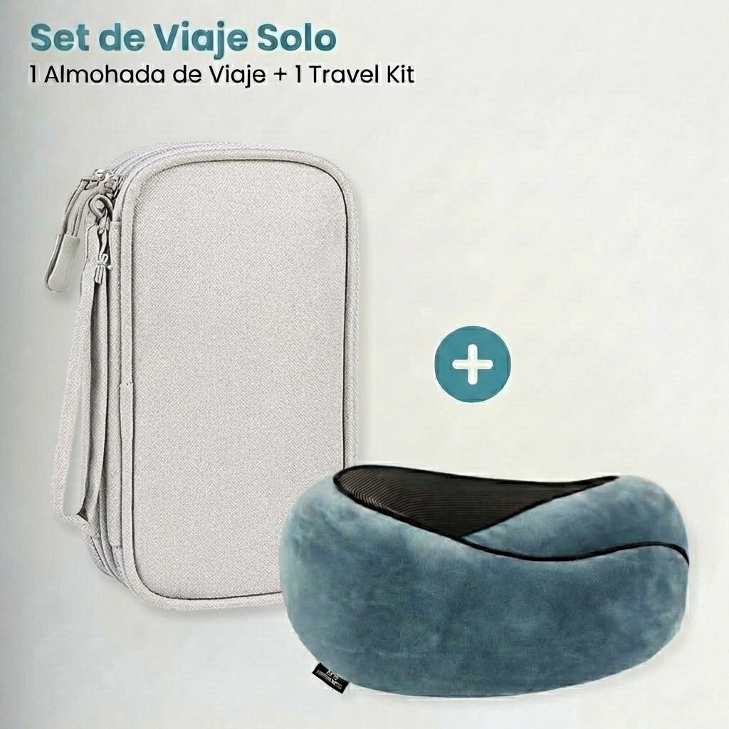 Organized Travel Kit + 360° Pillow