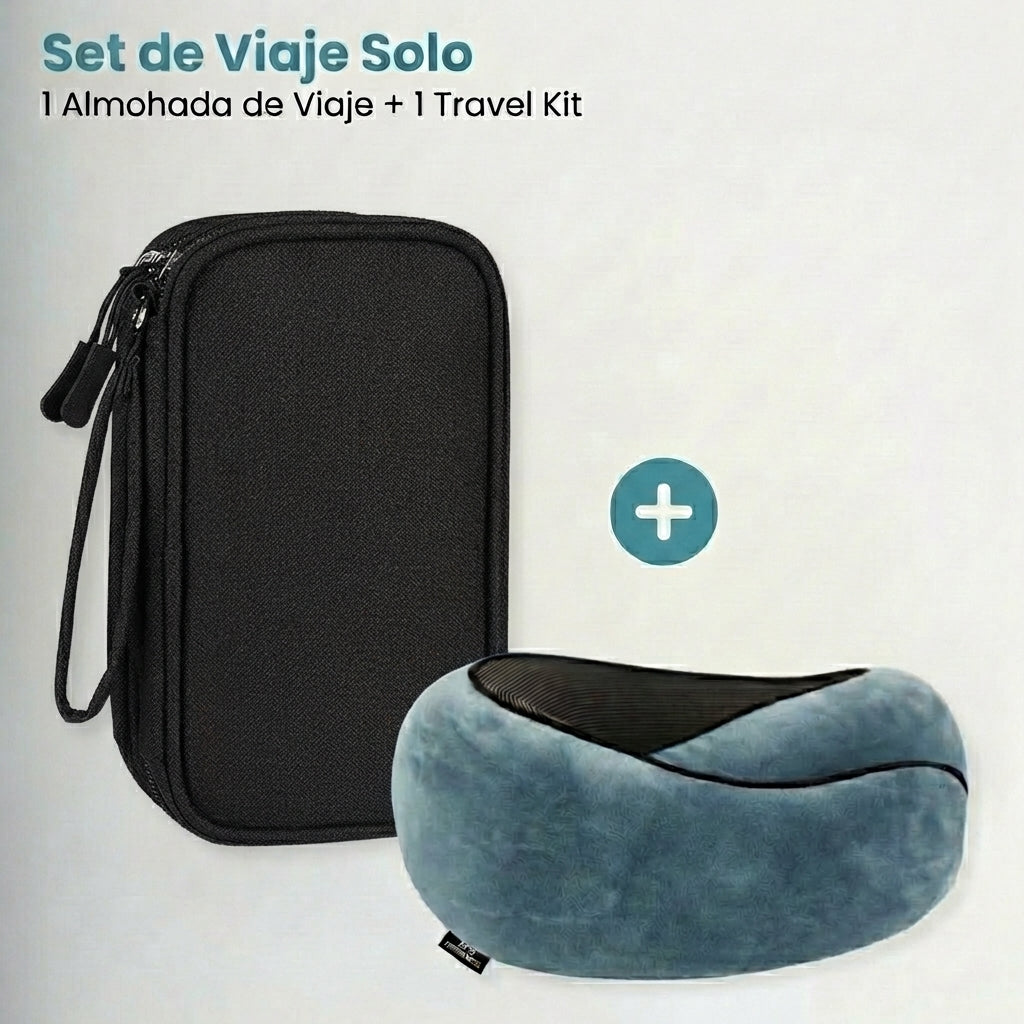 Organized Travel Kit + 360° Pillow