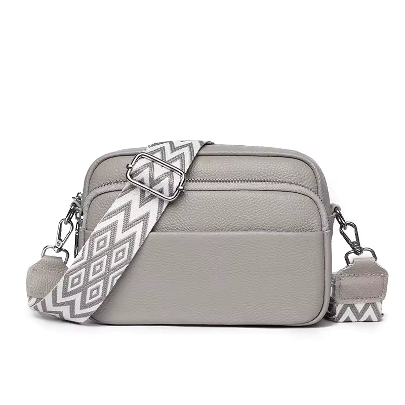 Set Selamora | Bandolera + Bolso de cuero con 3 correas intercambiables