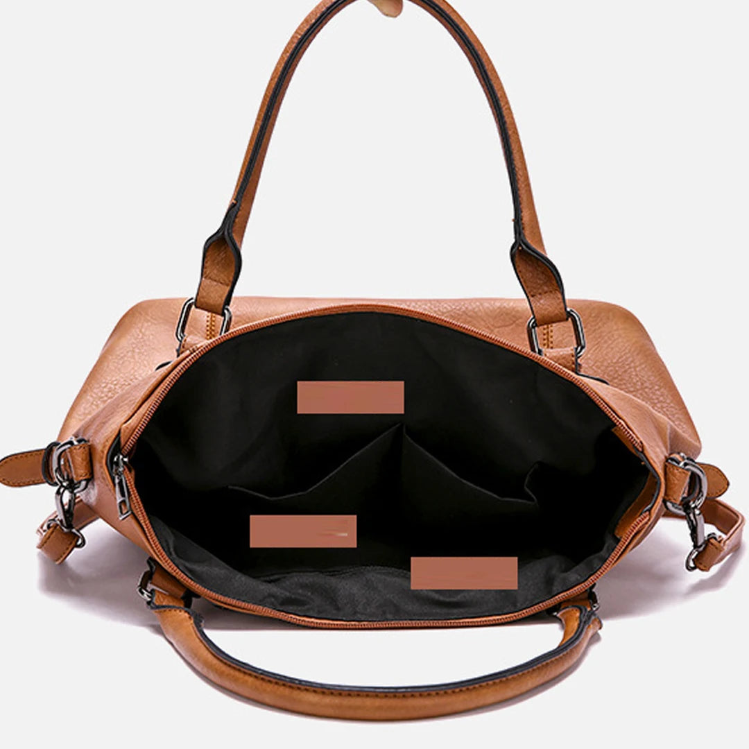 Crossbody Bag with Exterior Pocket and Included Wallet