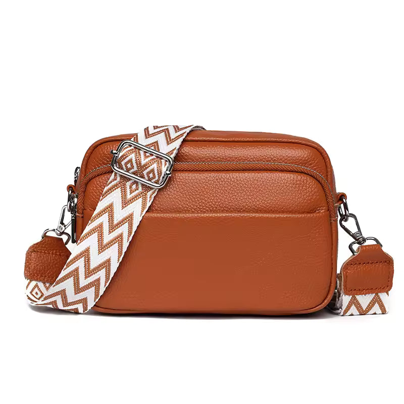 Set Selamora | Bandolera + Bolso de cuero con 3 correas intercambiables