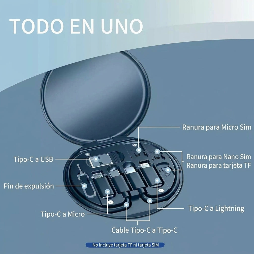Set de gadgets de viaje 9 en 1