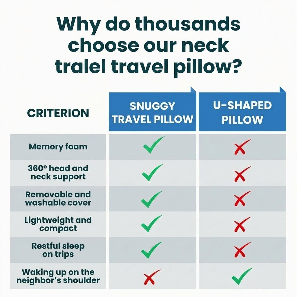 Organized Travel Kit + 360° Pillow
