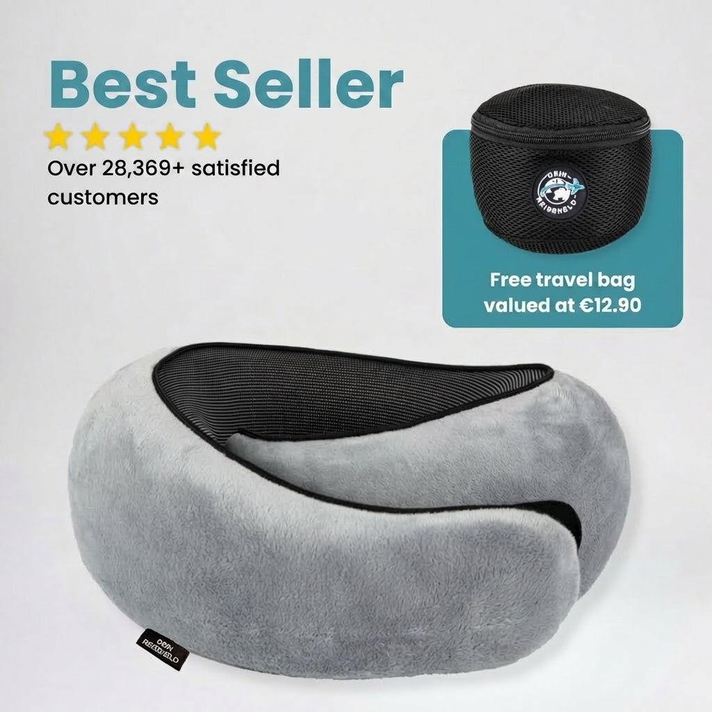 Organized Travel Kit + 360° Pillow