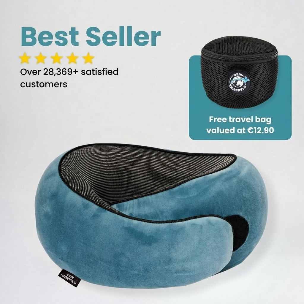 Organized Travel Kit + 360° Pillow