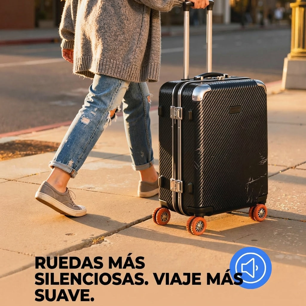 Protectores de ruedas para equipaje