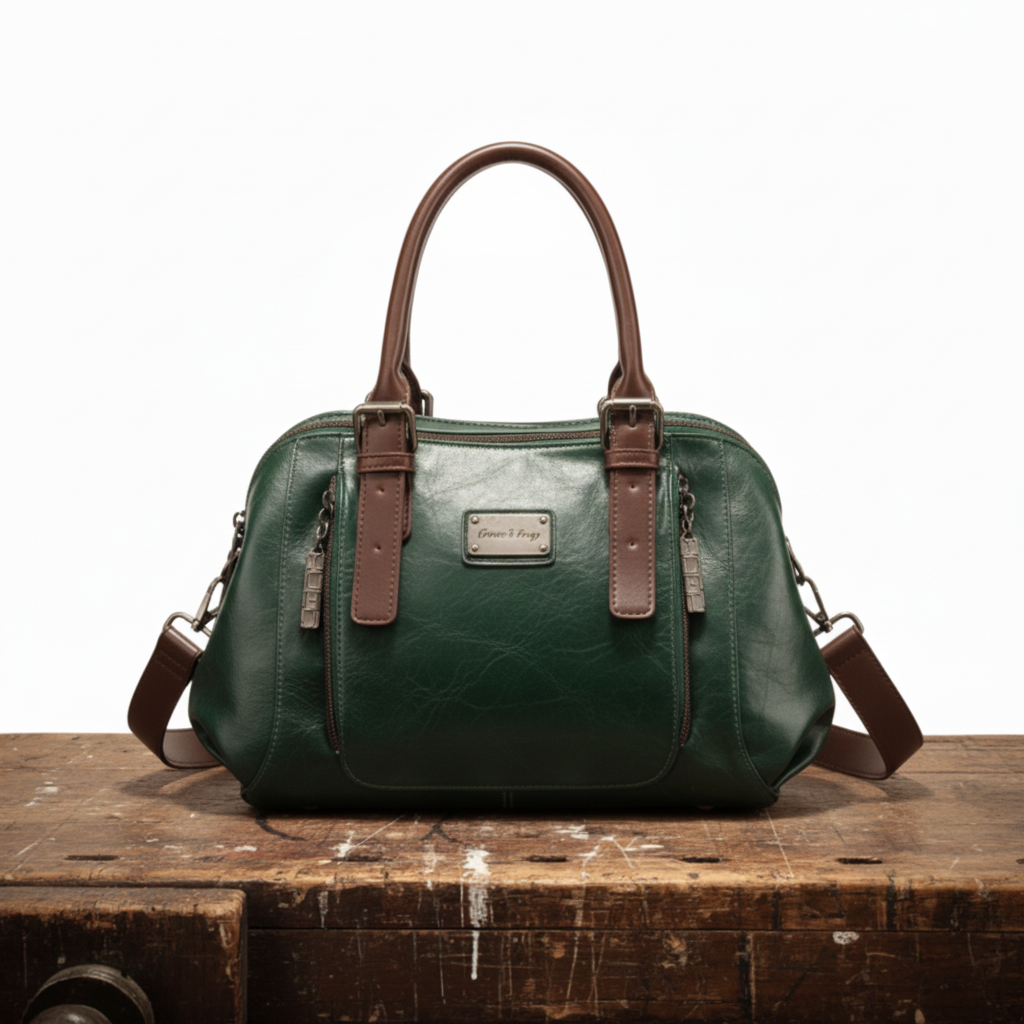 Bolso cúbico de lujo rojo