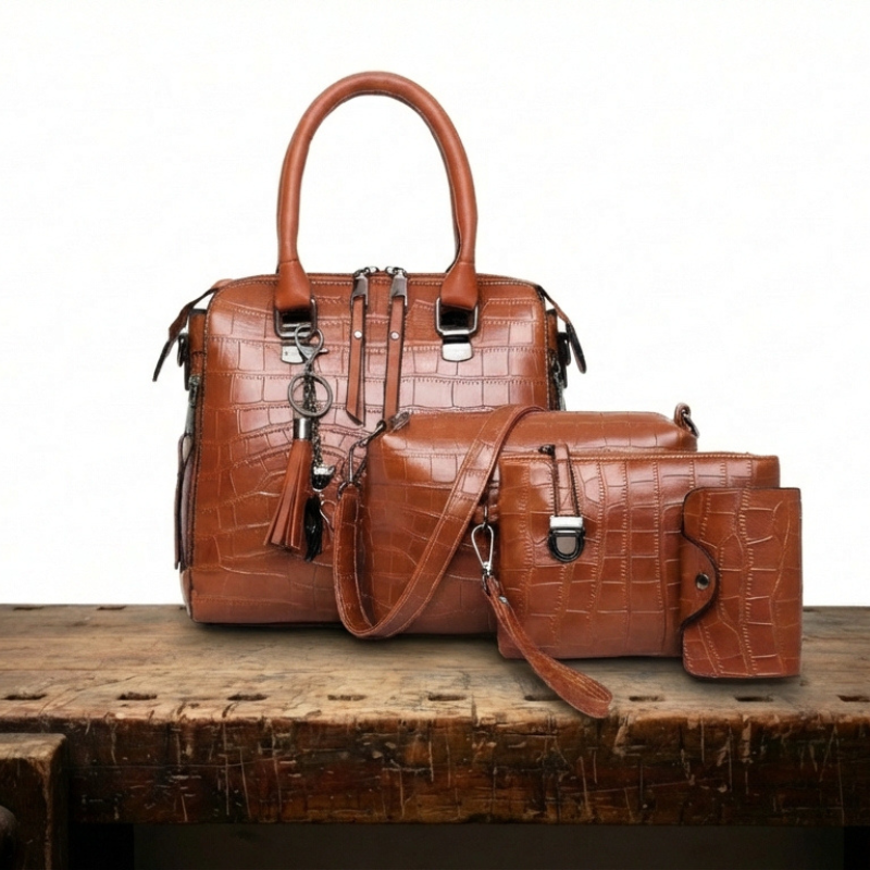 Evelyn - Juego de 4 Bolsos: Elegancia Diaria (Compra 1 y Obtén 1 Gratis)