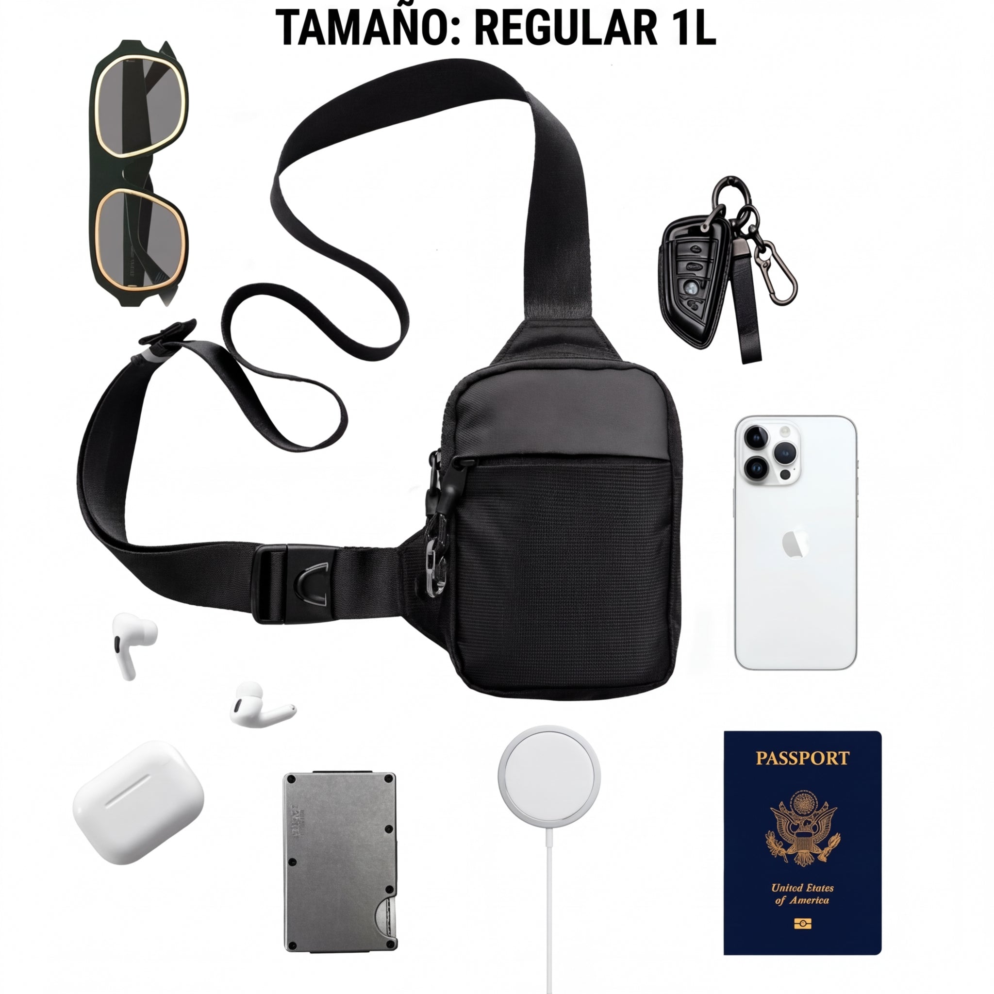 Bolso bandolera Premium de viaje